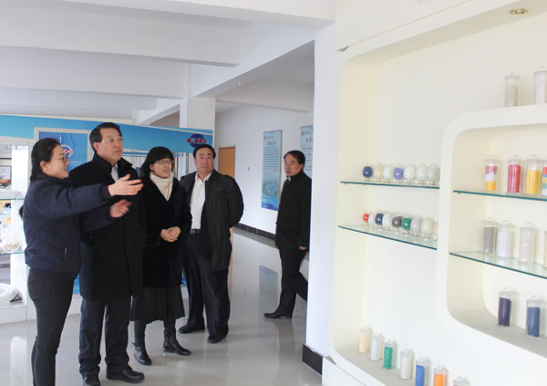 高區(qū)黨工委書記劉偉一行來(lái)聯(lián)橋新材走訪調(diào)研