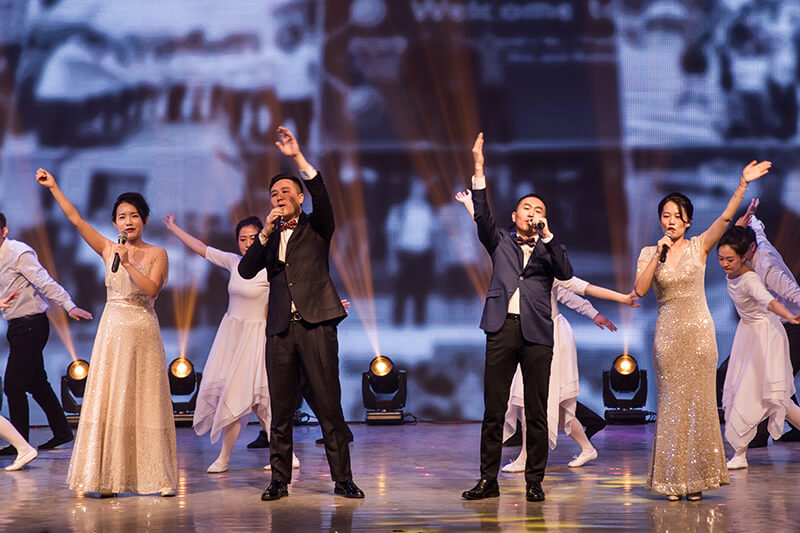 歡欣鼓舞迎新春，滿懷豪情攀高峰 | 聯(lián)橋集團2020迎新春聯(lián)歡晚會激情開演(圖25)